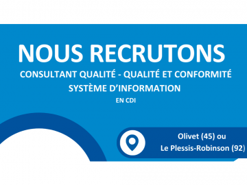 Recrutement - Qualité et Conformité des SI