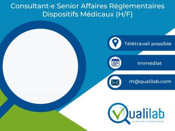 Recrutement consultant senior Affaire réglementaires Dispositifs médicaux