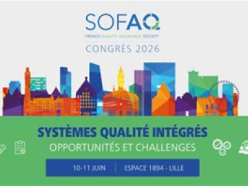 Congrès SOFAQ 2026  les 10 et 1 juin à Lille
