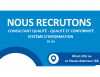 Recrutement - Qualité et Conformité des SI